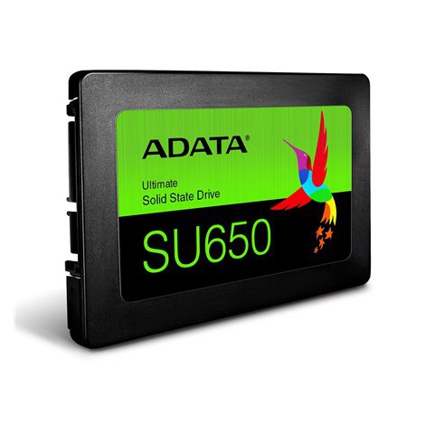 ADATA | Ultimate SU650 3D NAND SSD | 960 GB | SSD form factor 2.5" | SSD interface SATA | Read speed 520 MB/s | Write speed 450 - 2
